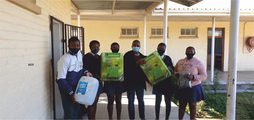 School support initiative at Ebenezer Majombozi High School